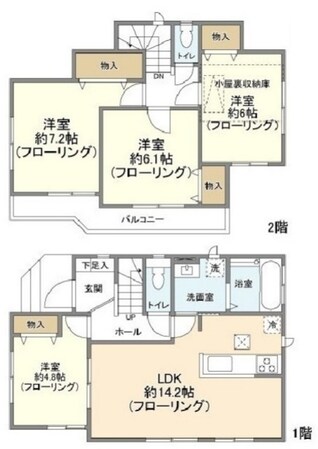 Kolet越谷弥十郎#02の物件間取画像